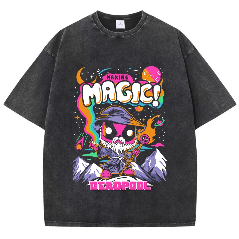 T-shirt Deadpool – Making Magic! Le Sorcier