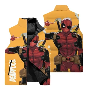 Doudoune Gilet Jaune de Deadpool 3D
